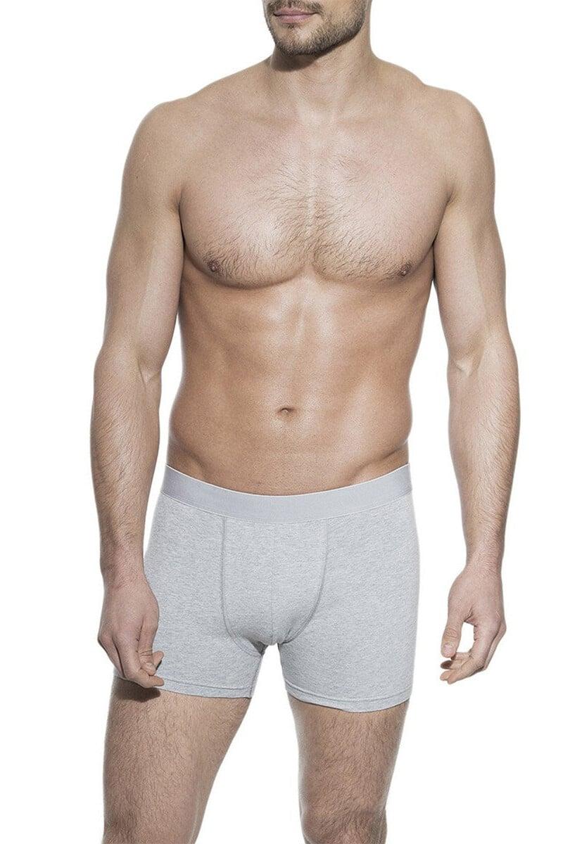Cortefiel Pack De 3 Bóxers Algodón Orgánico Grises Melange
