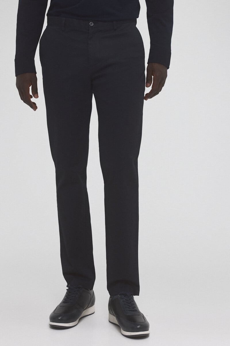 Cortefiel Pantalón Chino Estampado Premium Flex Slim Fit