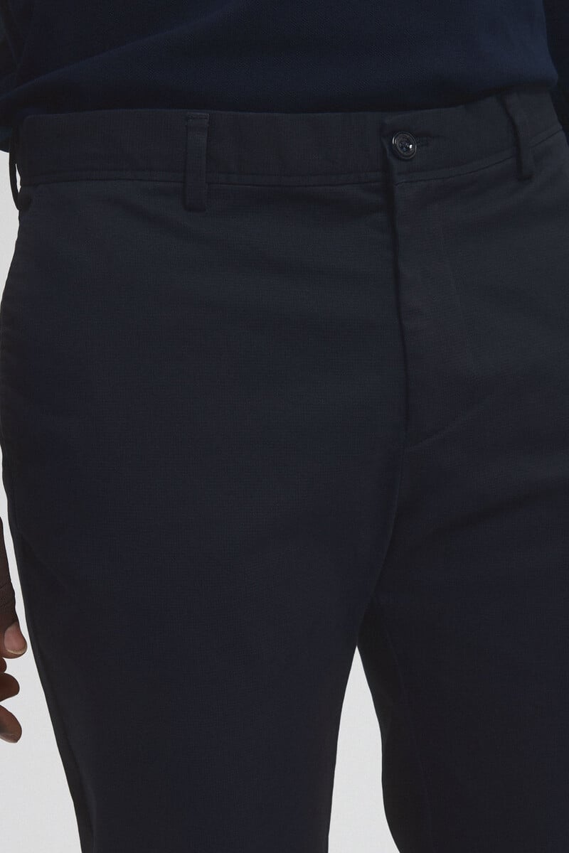 Cortefiel Pantalón Chino Estampado Premium Flex Slim Fit