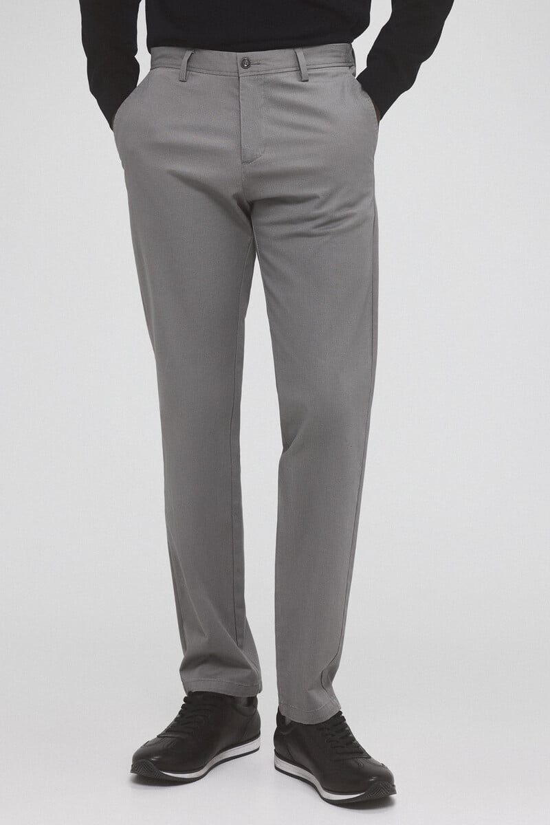 Cortefiel Pantalón Chino Estampado Premium Flex Slim Fit