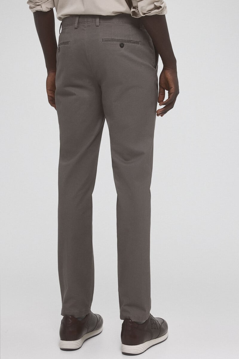 Cortefiel Pantalón Chino Estampado Premium Flex Slim Fit