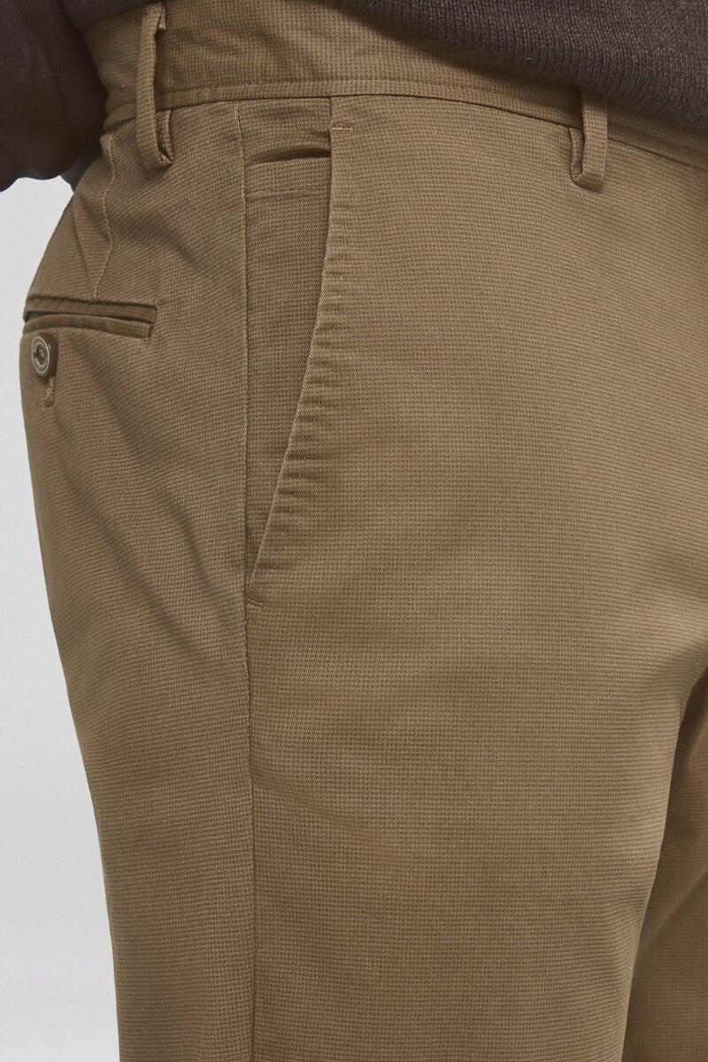 Cortefiel Pantalón Chino Estampado Premium Flex Slim Fit