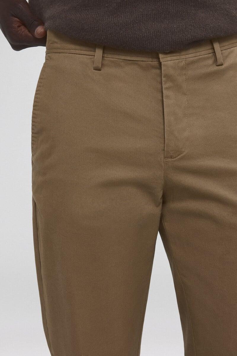 Cortefiel Pantalón Chino Estampado Premium Flex Slim Fit