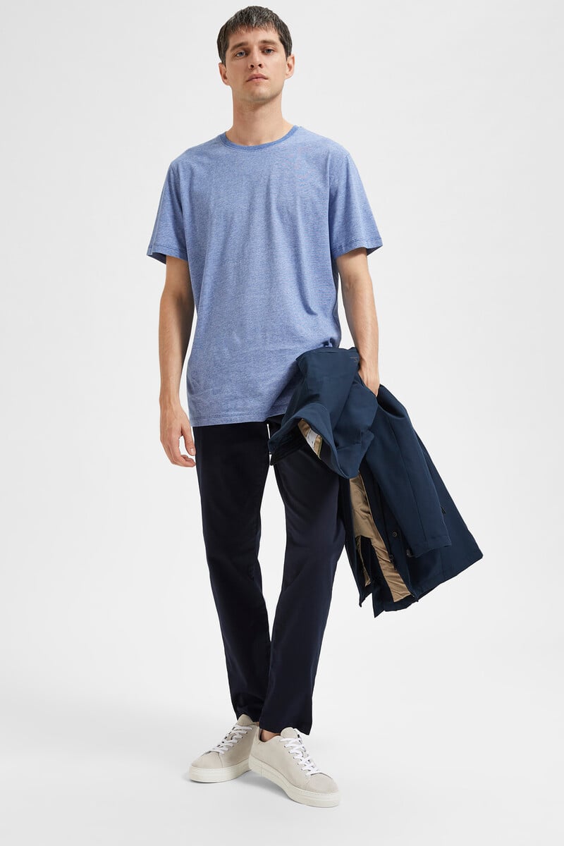 Cortefiel Pantalón Chino Slim Fit Confeccionado Con Algodón Orgánico