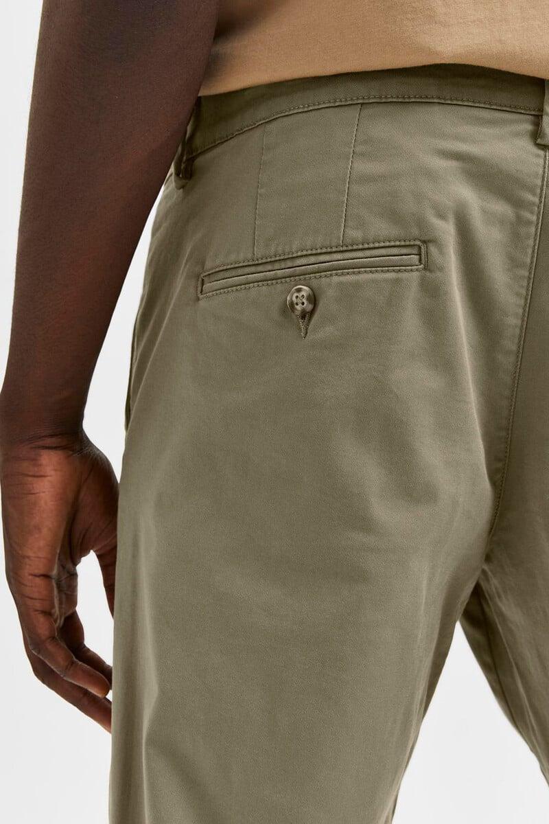 Cortefiel Pantalón Chino Slim Fit Confeccionado Con Algodón Orgánico