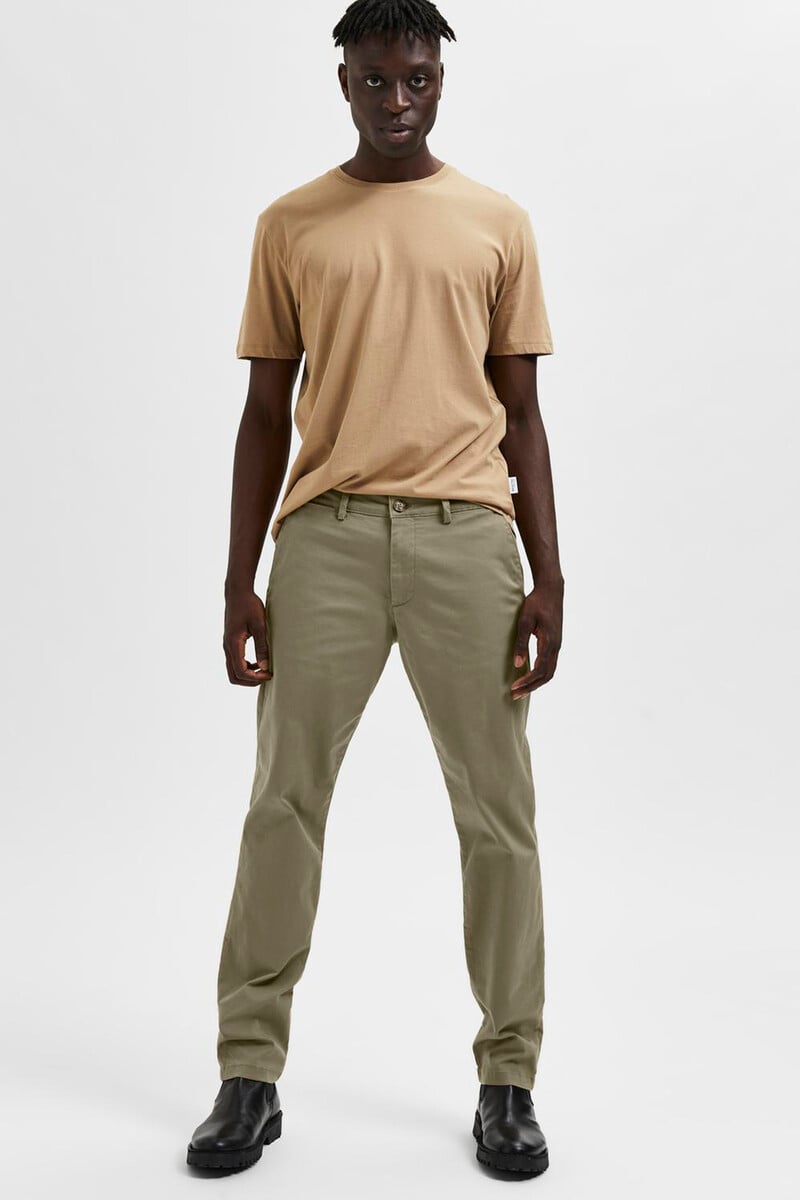 Cortefiel Pantalón chino Slim Fit confeccionado con algodón orgánico