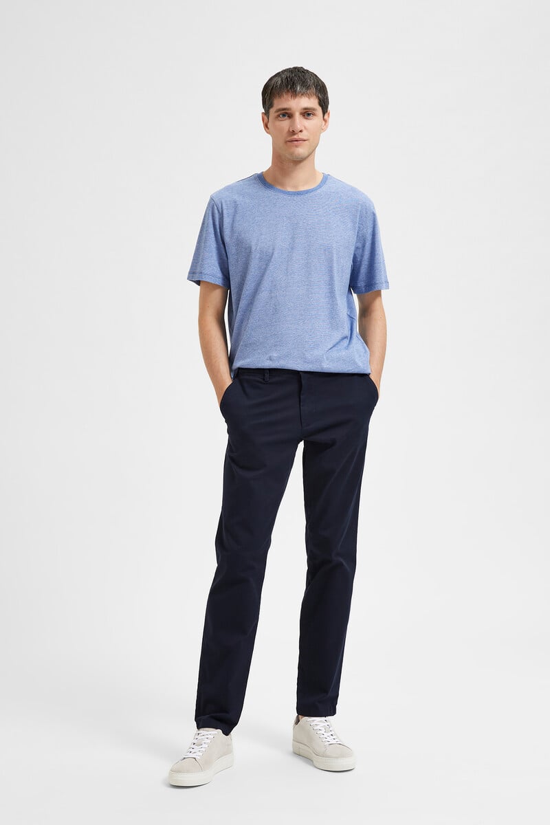 Cortefiel Pantalón chino Slim Fit confeccionado con algodón orgánico