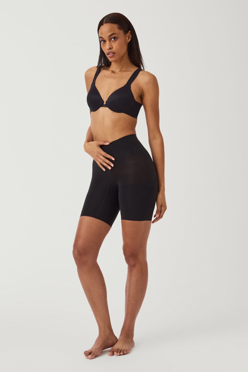 Cortefiel Pantalón Corto A Media Pierna Compresion Media Nude SPANX