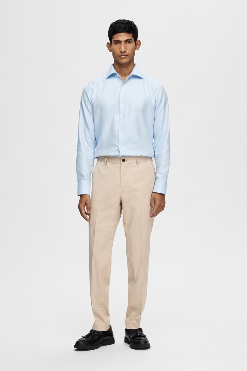 Cortefiel Pantalón De Traje Slim Fit Confeccionado Con Materiales Reciclados