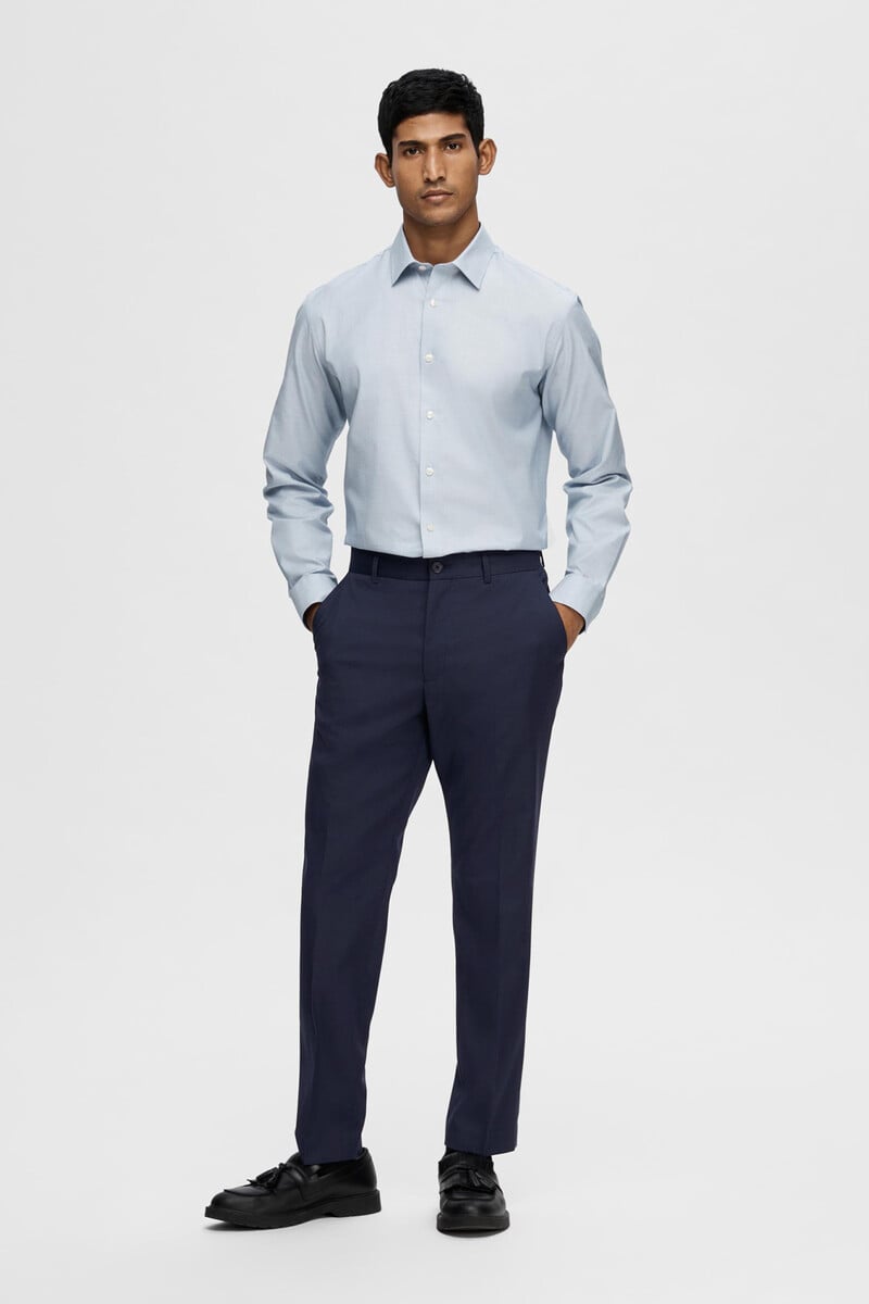 Cortefiel Pantalón de traje Slim Fit confeccionado con materiales reciclados