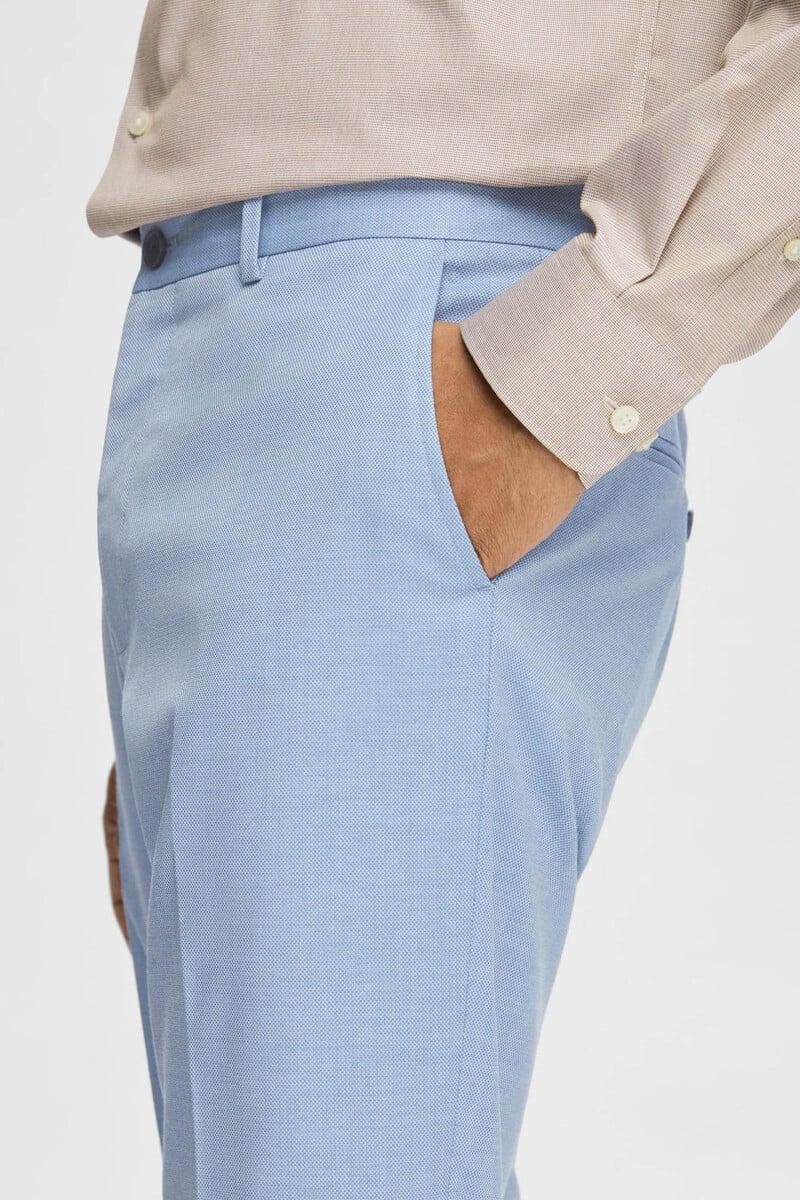 Cortefiel Pantalón De Traje Slim Fit Confeccionado Con Materiales Reciclados