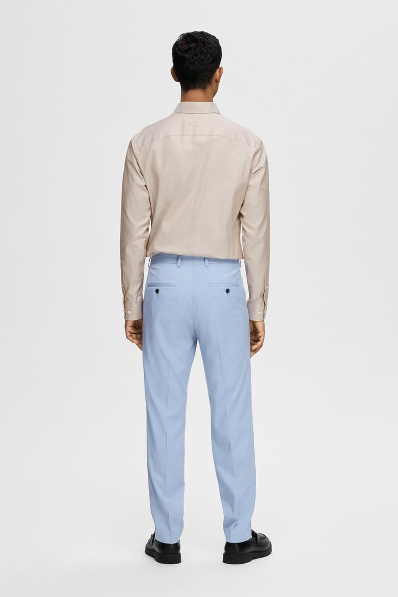 Cortefiel Pantalón De Traje Slim Fit Confeccionado Con Materiales Reciclados