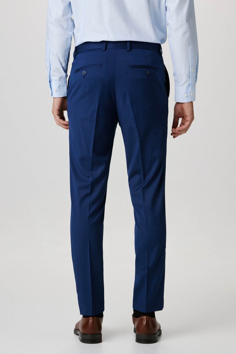 Cortefiel Pantalón De Traje Slim Fit Confeccionado Con Materiales Reciclados