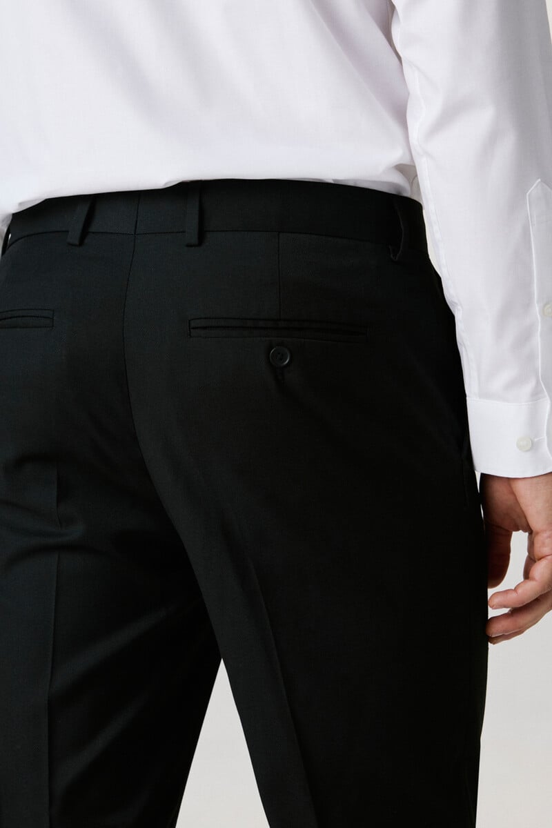Cortefiel Pantalón De Traje Slim Fit Confeccionado Con Materiales Reciclados