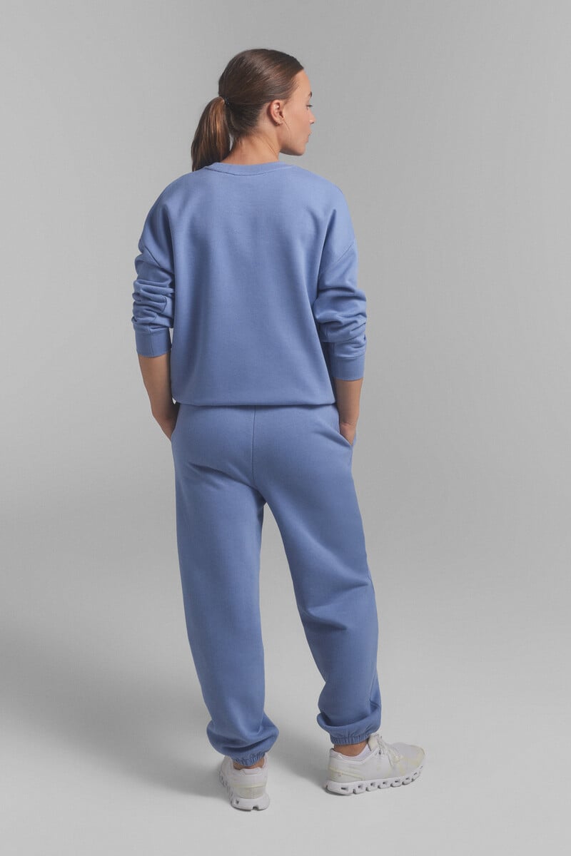 Cortefiel Pantalón Jogger Algodón Azul. Special Colab Ffitcoco