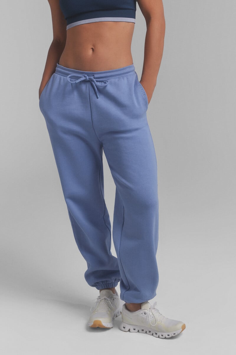 Cortefiel Pantalón Jogger Algodón Azul. Special Colab Ffitcoco
