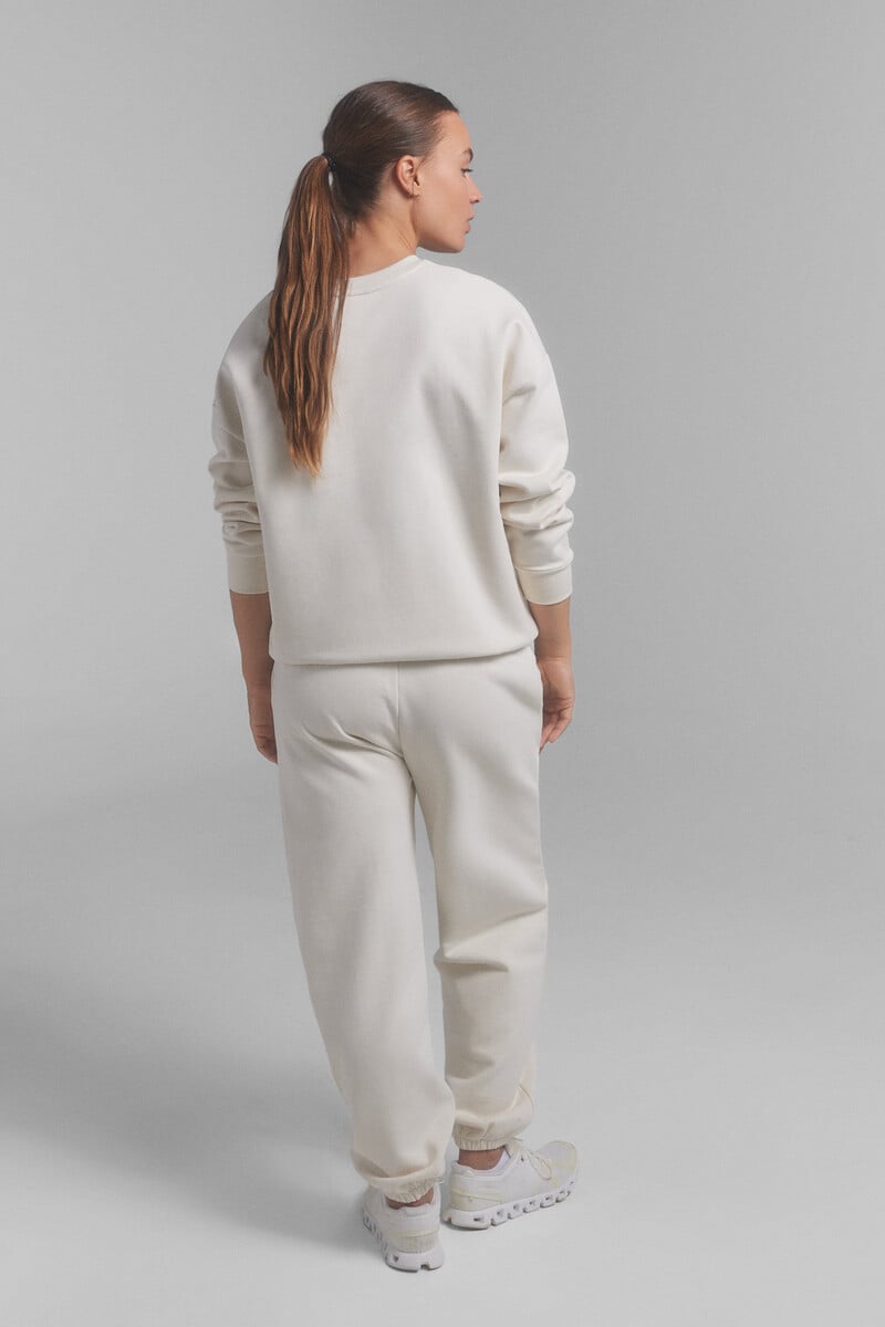 Cortefiel Pantalón Jogger Algodón Beige. Special Colab Ffitcoco