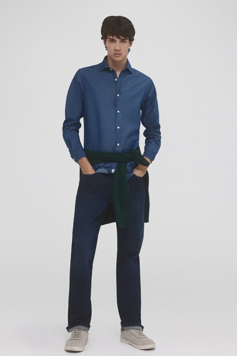 Cortefiel Pantalón vaquero premium flex ligero regular fit