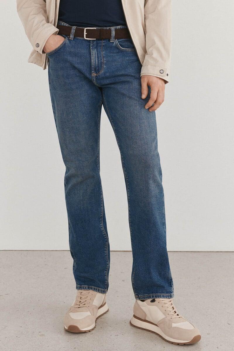 Cortefiel Pantalón Vaquero Premium Flex Regular Fit