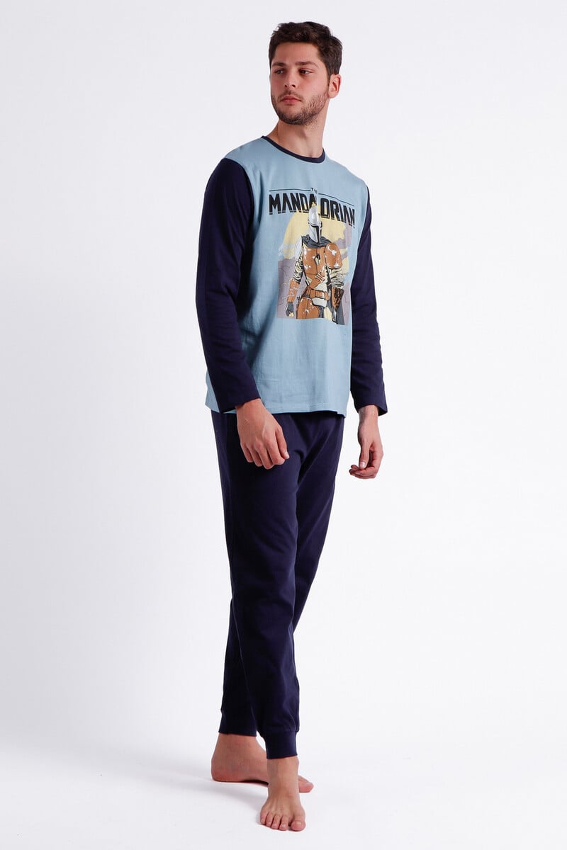 Cortefiel Pijama Manga Larga Big Mando Hombre - Star Wars