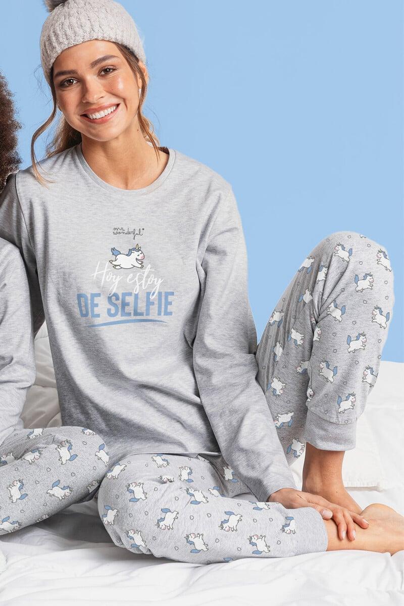 Cortefiel Pijama Mujer Mr. Wonderful Hoy Estoy De Selfie