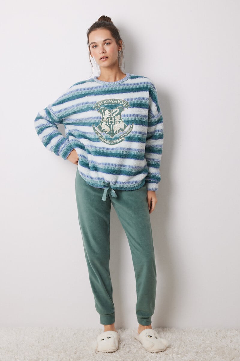 Cortefiel Pijama polar rayas estrellas Harry Potter