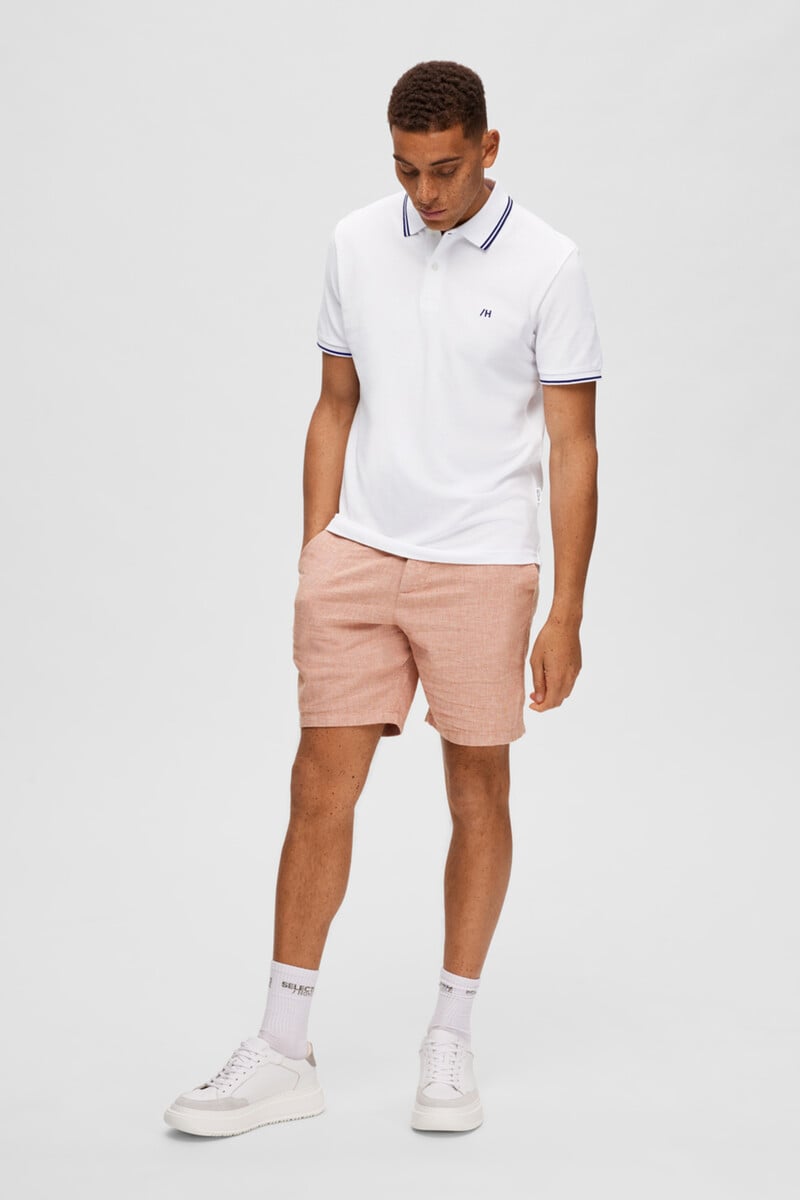Cortefiel Polo 100% Algodón Orgánico Con Logo Bordado