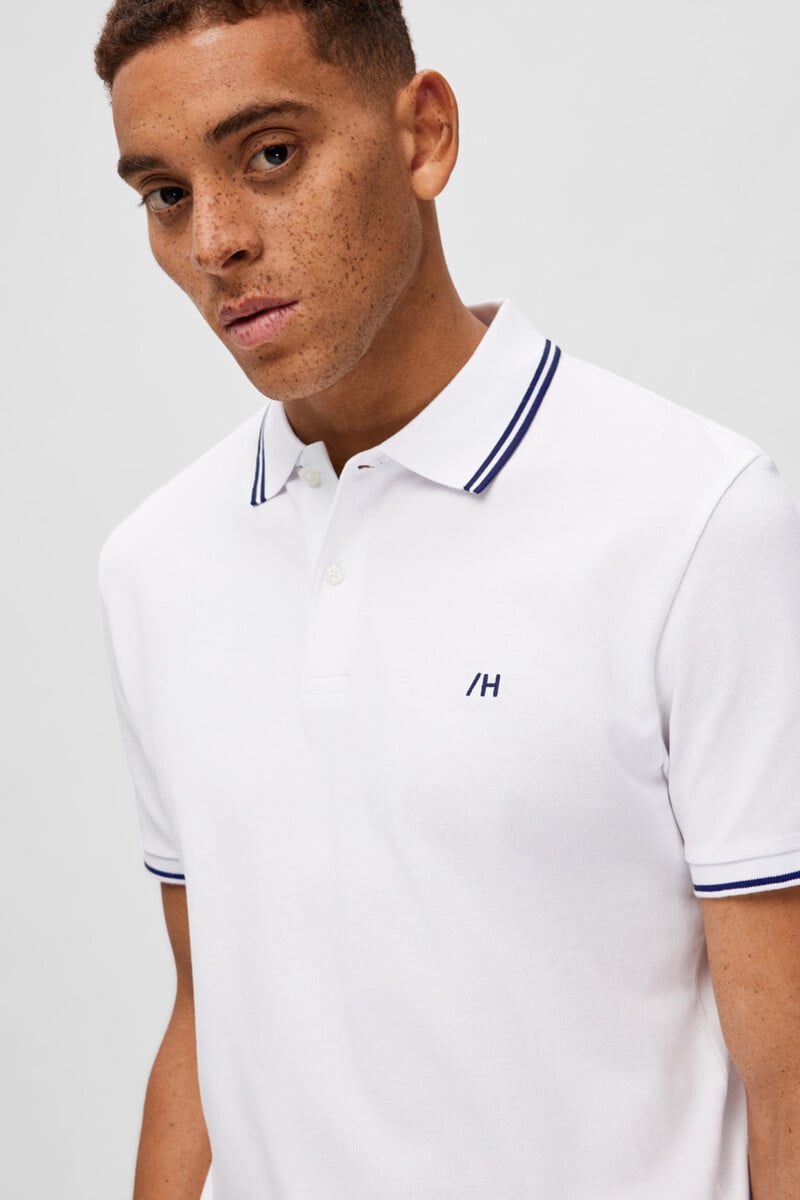 Cortefiel Polo 100% algodón orgánico con logo bordado