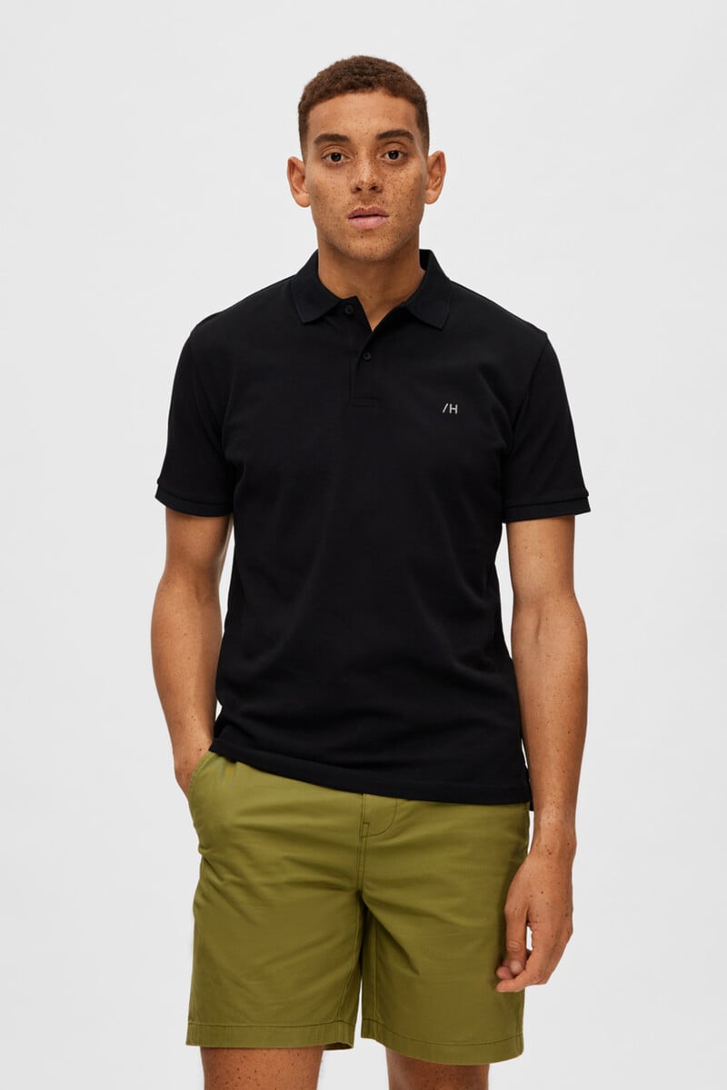 Cortefiel Polo De Manga Corta Con Logo Bordado 100% Algodón Orgánico