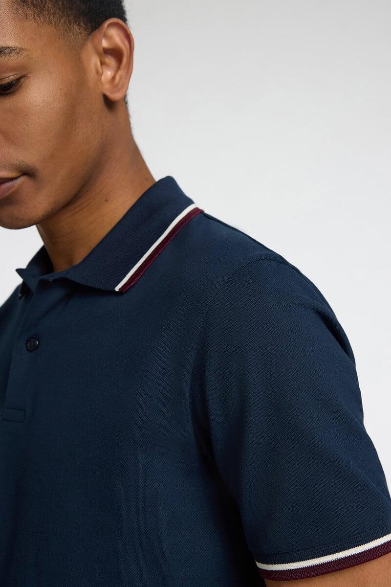 Cortefiel Polo De Manga Corta Slim Fit Confeccionado Con Algodón Orgánico