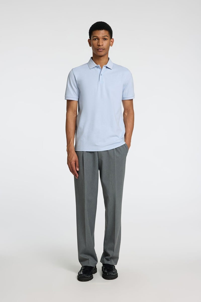 Cortefiel Polo De Manga Corta Slim Fit Confeccionado Con Algodón Orgánico