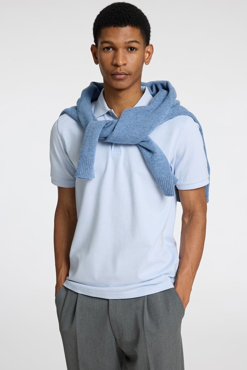 Cortefiel Polo De Manga Corta Slim Fit Confeccionado Con Algodón Orgánico