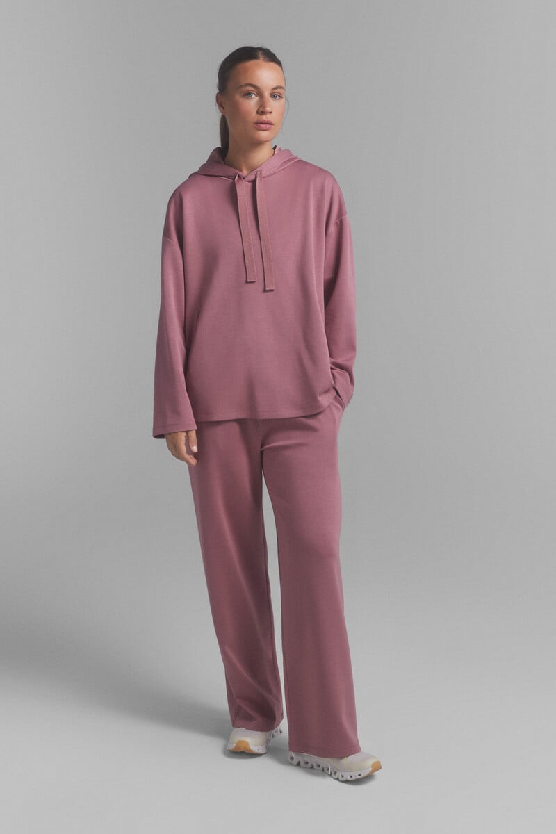 Cortefiel Sudadera Capucha Suave Rosa. Special Colab Ffitcoco