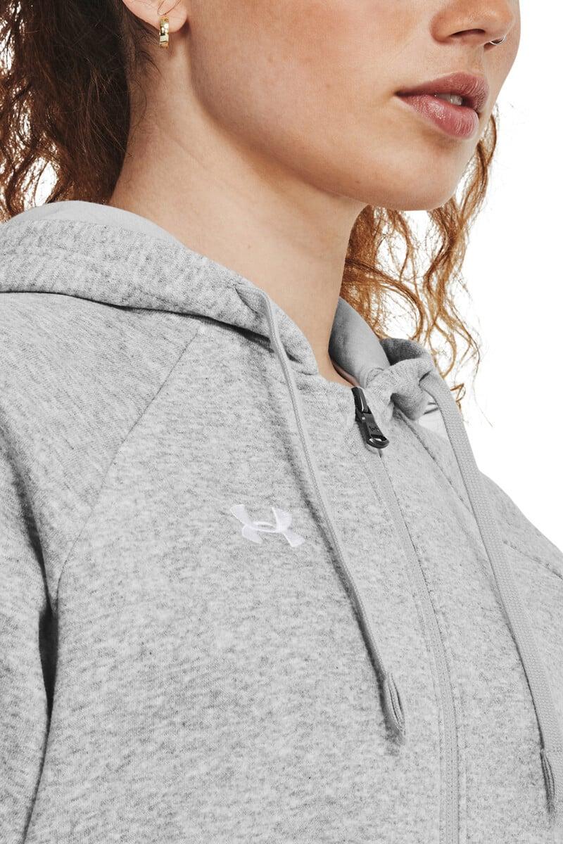 Cortefiel Sudadera Con Capucha Polar UA Rival Grises