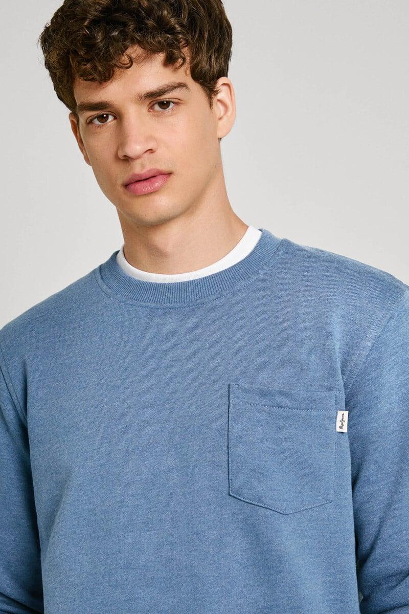 Cortefiel Sudadera Regular Con Bolsillo En El Pecho