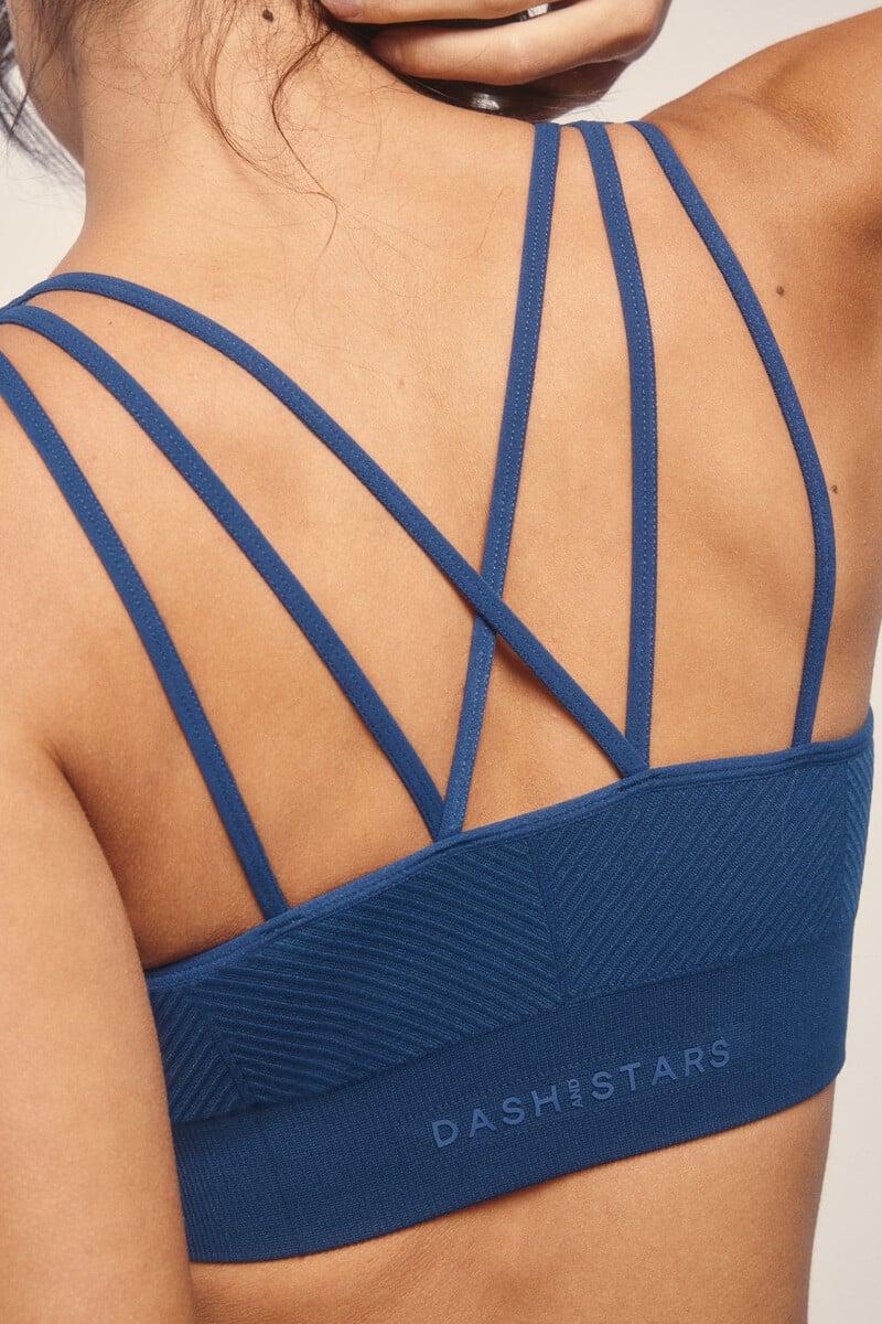 Cortefiel Sujetador Deportivo SEAMLESS COMFORT Azul Navy