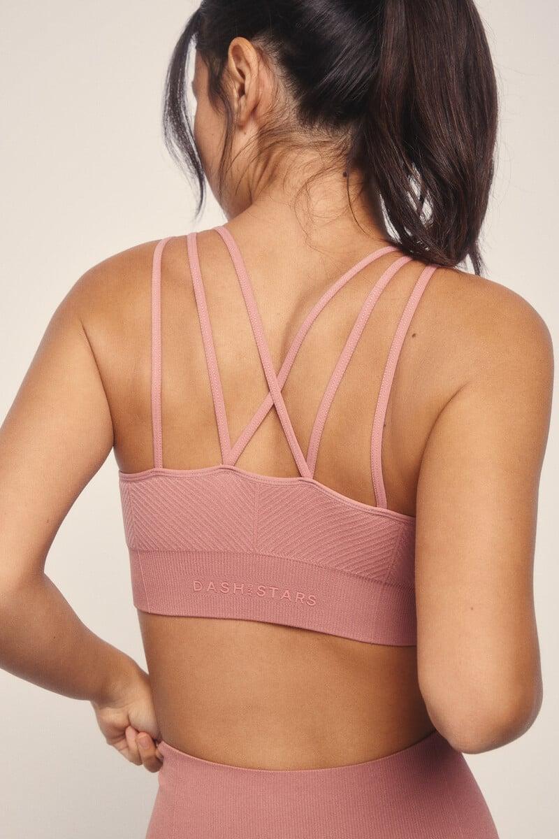 Cortefiel Sujetador Deportivo SEAMLESS COMFORT Rosa