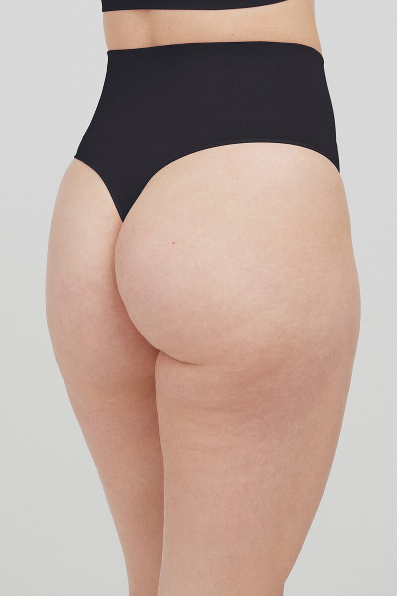 Cortefiel Tanga Moldeador De Talle Alto Nylon Reciclado