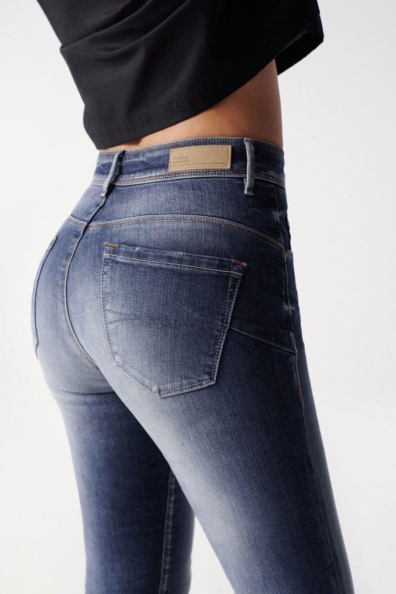 Cortefiel Vaqueros faith push in cropped lavado premium