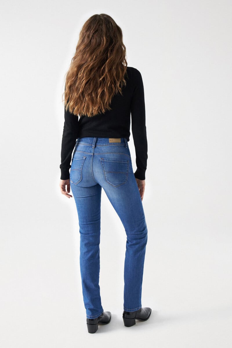 Cortefiel Vaqueros secret push in slim efectos lavado