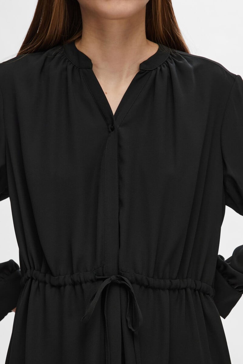 Cortefiel Vestido Camisero De Manga Larga Confeccionado Con Materiales Reciclados