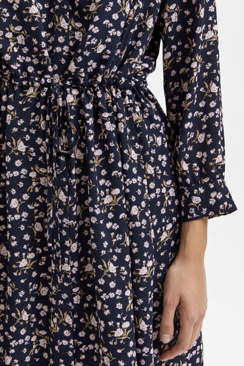 Cortefiel Vestido Camisero De Manga Larga Confeccionado Con Materiales Reciclados