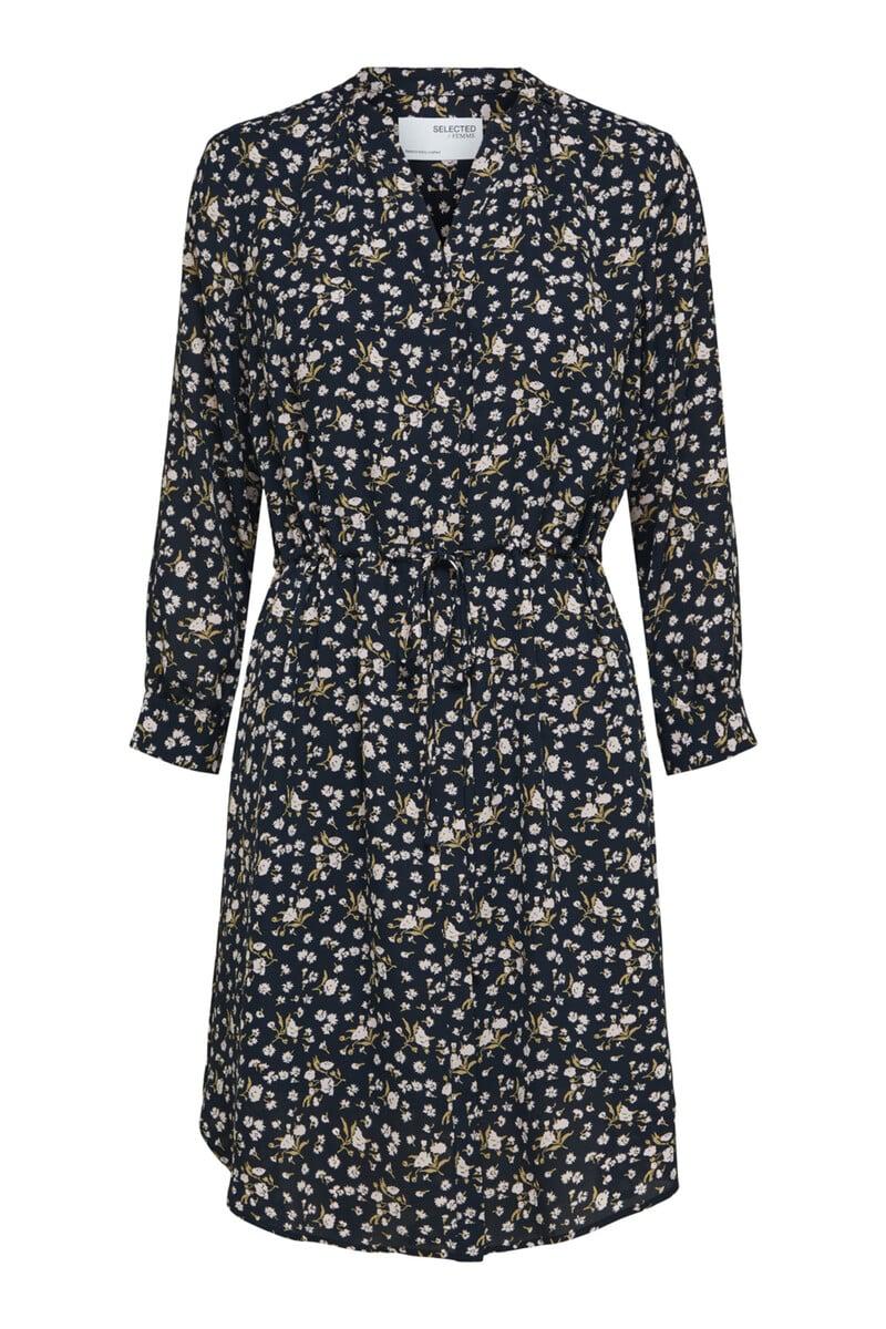 Cortefiel Vestido Camisero De Manga Larga Confeccionado Con Materiales Reciclados