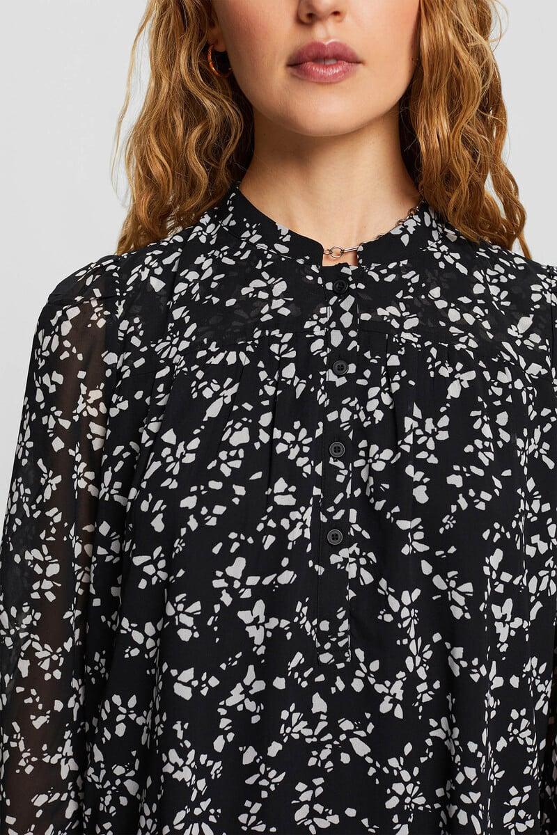 Cortefiel Vestido Corto Sostenible Estampado Floral