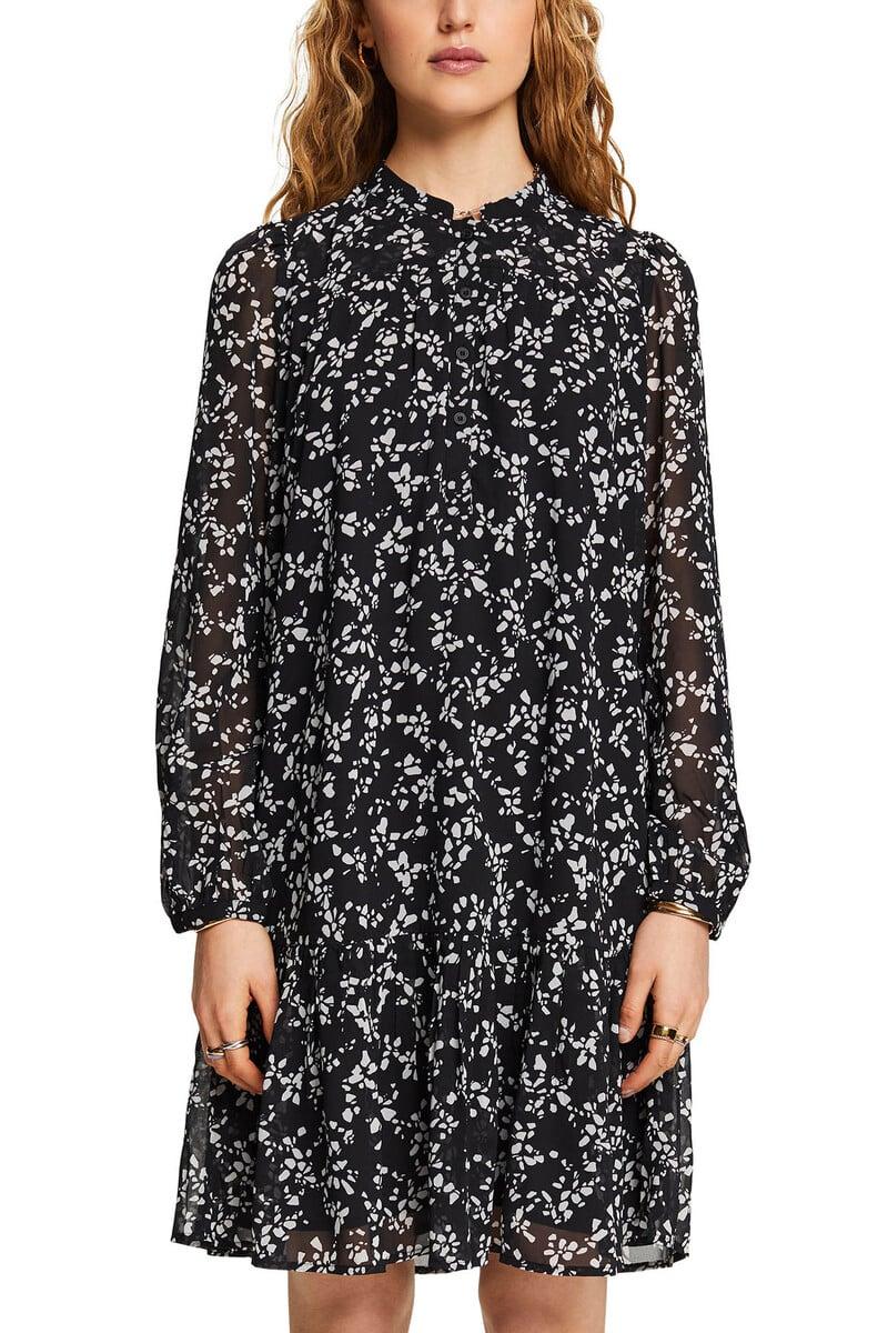 Cortefiel Vestido Corto Sostenible Estampado Floral