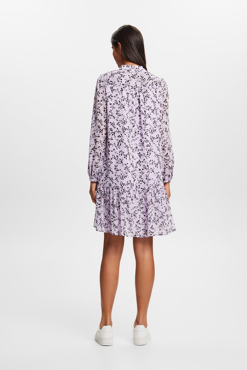 Cortefiel Vestido Corto Sostenible Estampado Floral