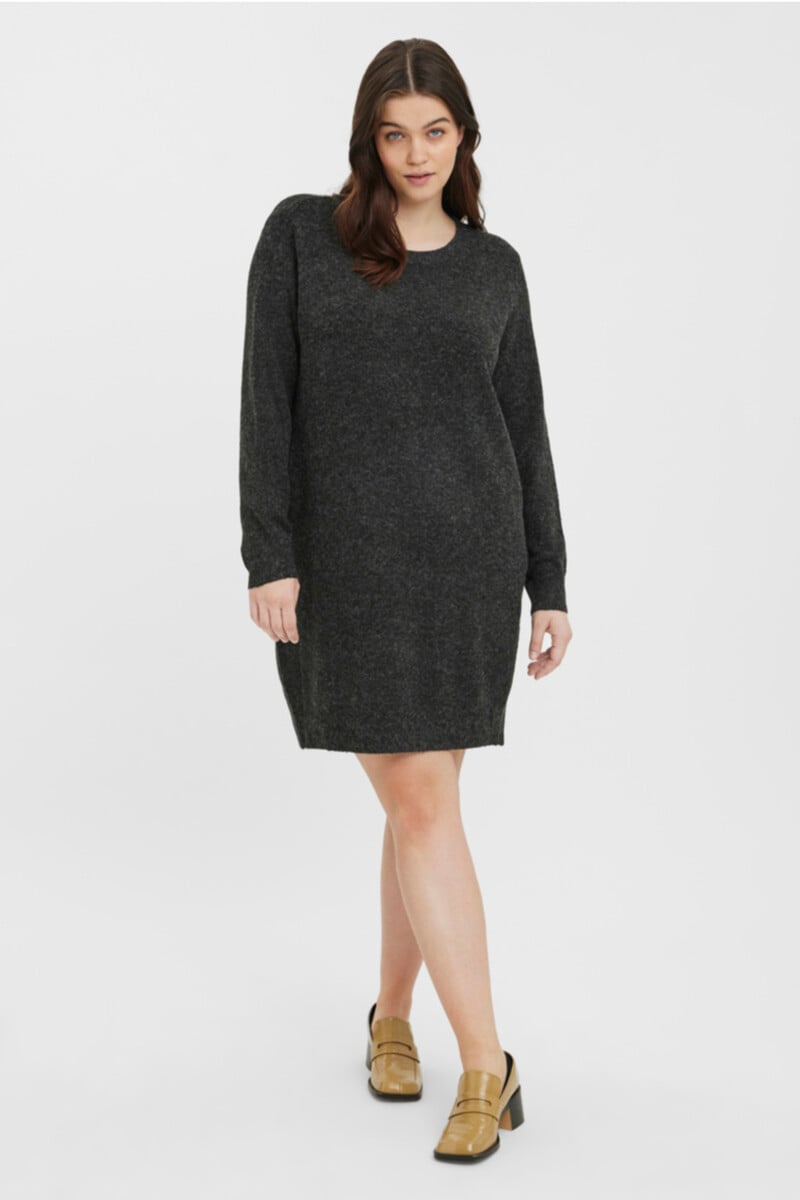 Cortefiel Vestido de punto manga larga talla grande