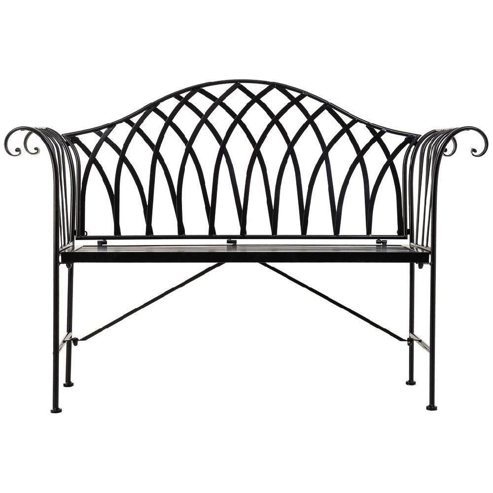 Creaciones Meng MUEBLE - BANCOS - Banco De Forja Negro