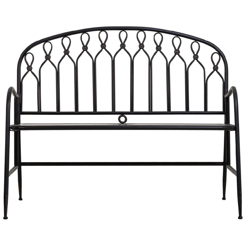 Creaciones Meng MUEBLE - BANCOS - Banco De Metal Negro