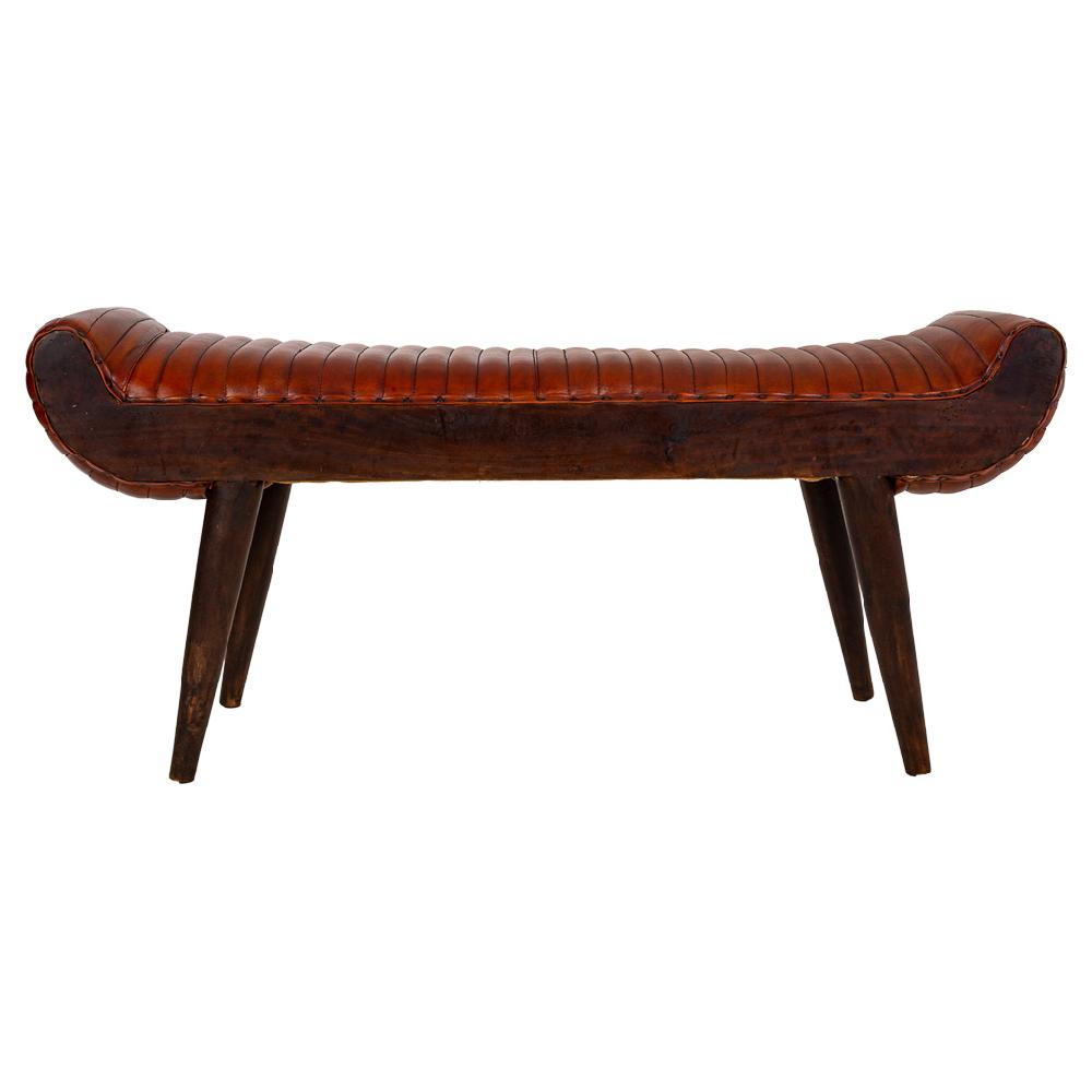 Creaciones Meng MUEBLE - BANCOS - Banco De Piel
